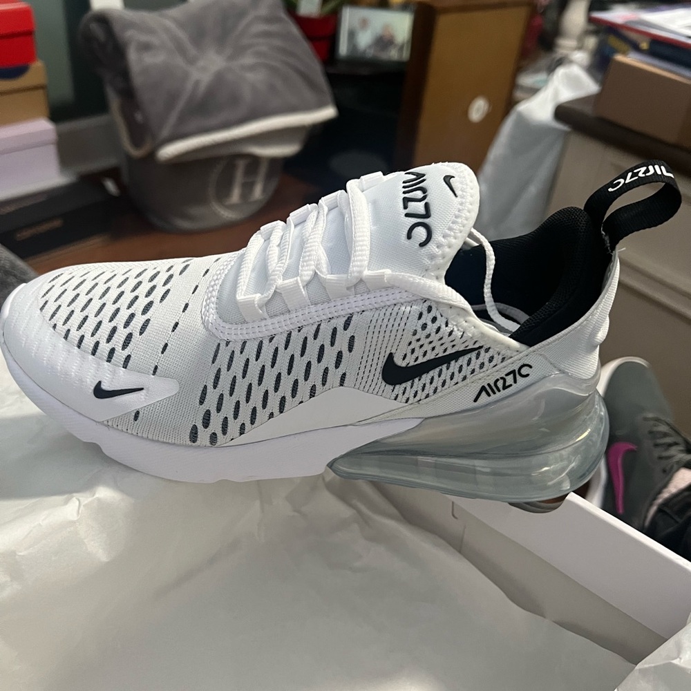 Nike Air Max 270 White Black Sneakers